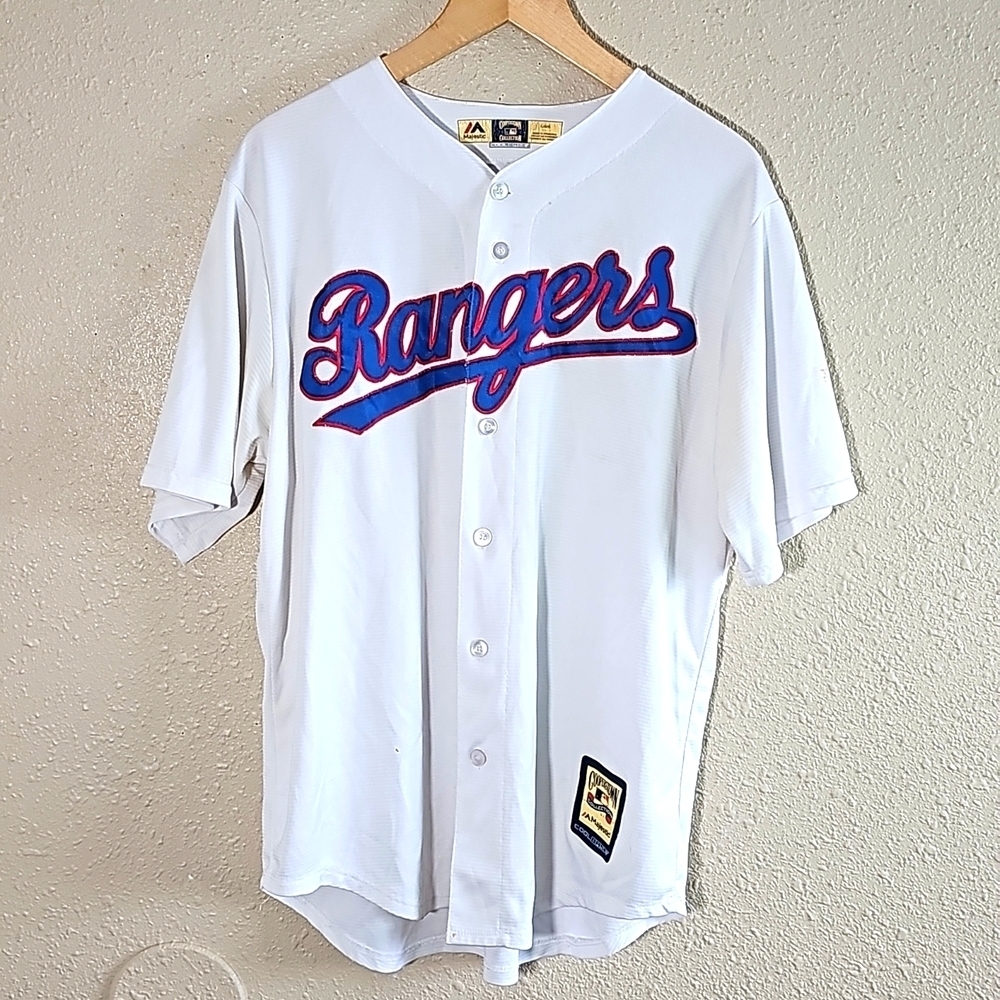 Majestic Texas Rangers Cooperstown Collection Jersey.